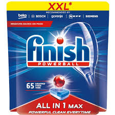 Таблетки для посудомийних машин Finish Powerball All in 1 Max 65 шт